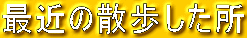 ŋ߂̎U